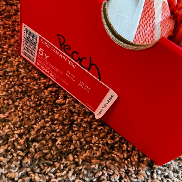 Nike Orange and White Athletic Shoes - Picture 2 of 2